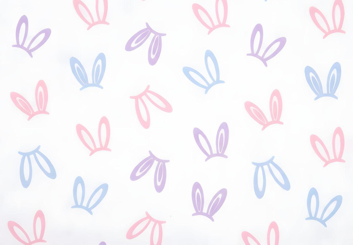 Easter Bunny Ear Pattern Edible Image Photo Cake Border Strips 3 Pre Cut Strips Per Sheet 2.6″ x 10.5"