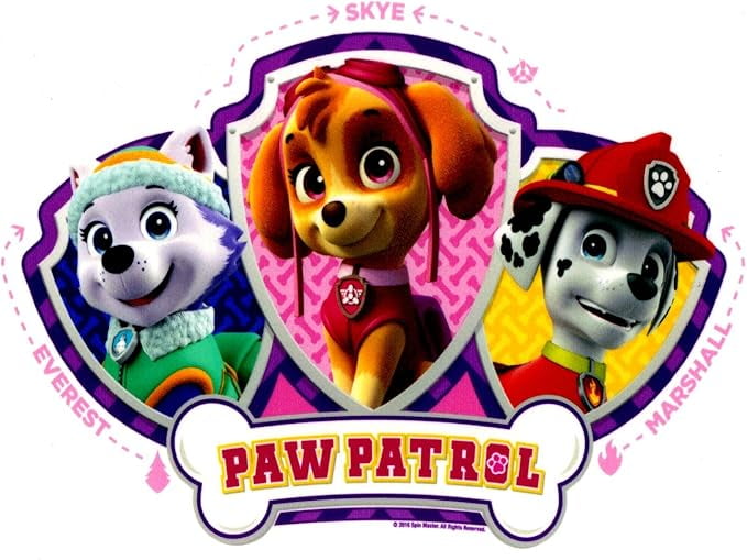 Paw Patrol Skye Everest and Mars Edible Image Cake Topper For Half Sheet Cake By TNCT