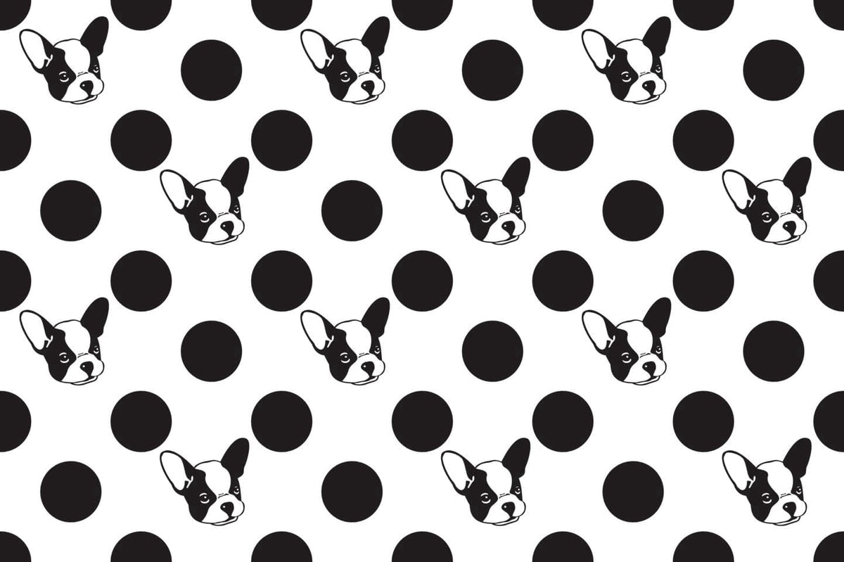 Boston Terrier Chocolate Transfer Sheet, by Tnct.