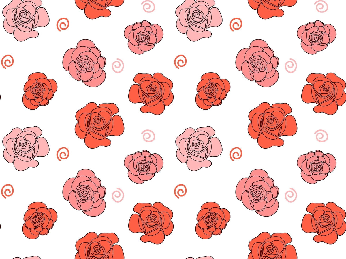 Roses Chocolate Transfer Sheet, by Tnct.