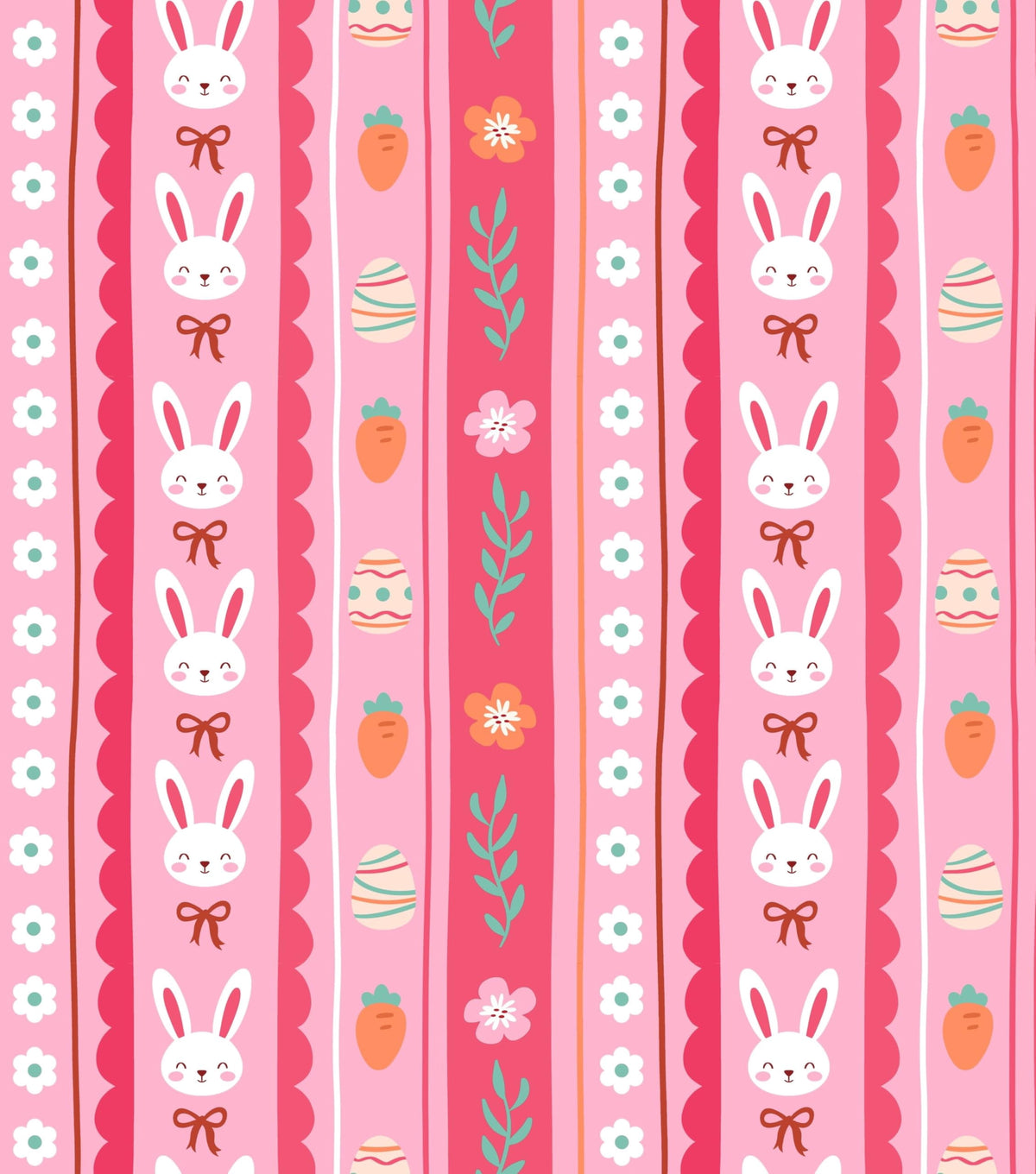 Easter Bunny Pattern Edible Image Chocolate Transfer Sheet, by Tnct.