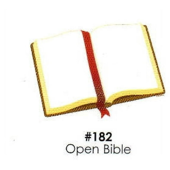 6" Round Pre-Cut Open Bible Edible Image Cake Topper By TNCT
