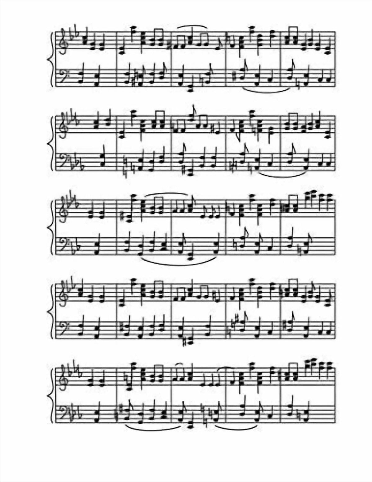 Sheet of Music Edible Icing Image Cake Topper, by Tnct.