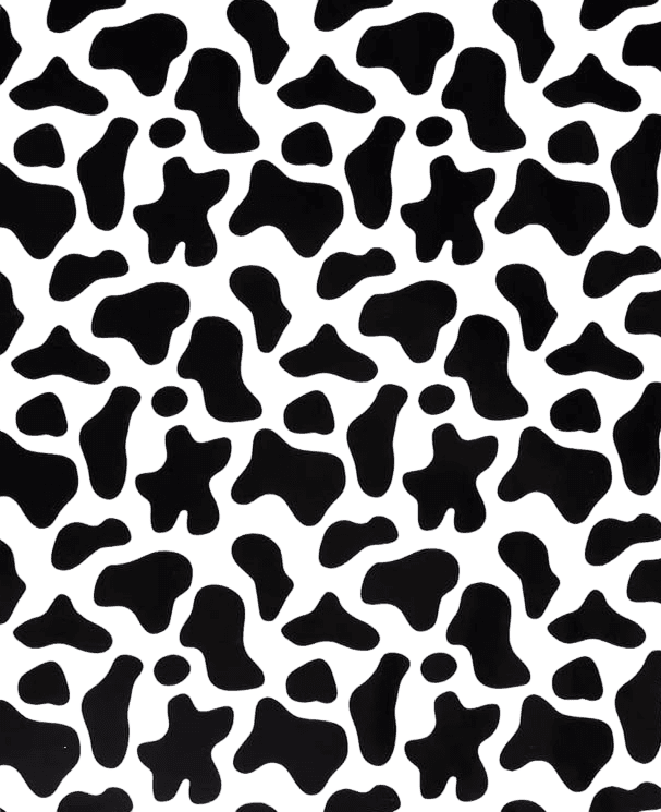 Traditional Cow Spots Edible Image Icing Cake Topper for Quarter Sheet Cake, by TNCT