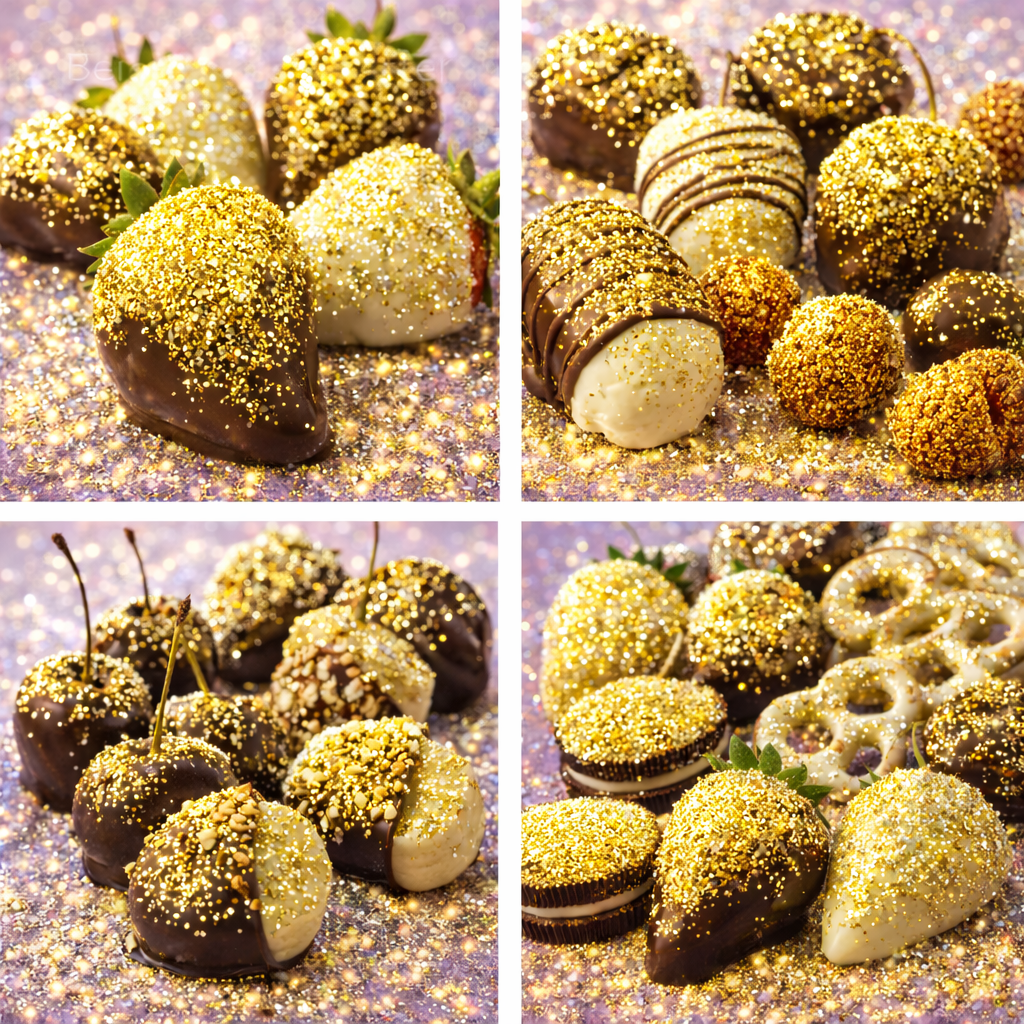 Sparkly Edible Glitter for Cakes, Cupcakes & Drinks – Gold – 5 Gram Pot with Tear Drop Lid