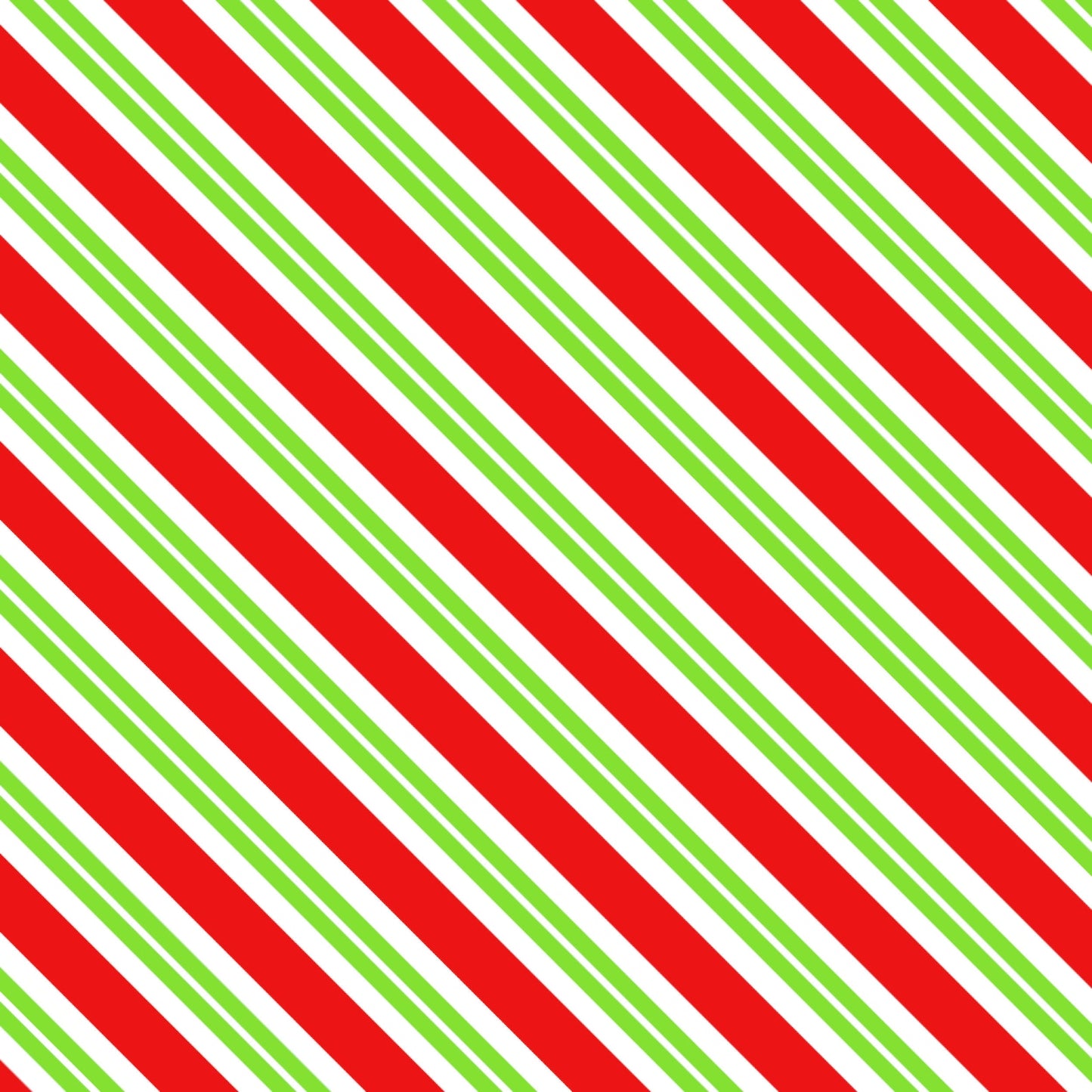 Red, White & Green Christmas Candy Cane Pattern On Edible Image Chocolate Transfer Sheet. Apply To Your Custom Chocolate Treats