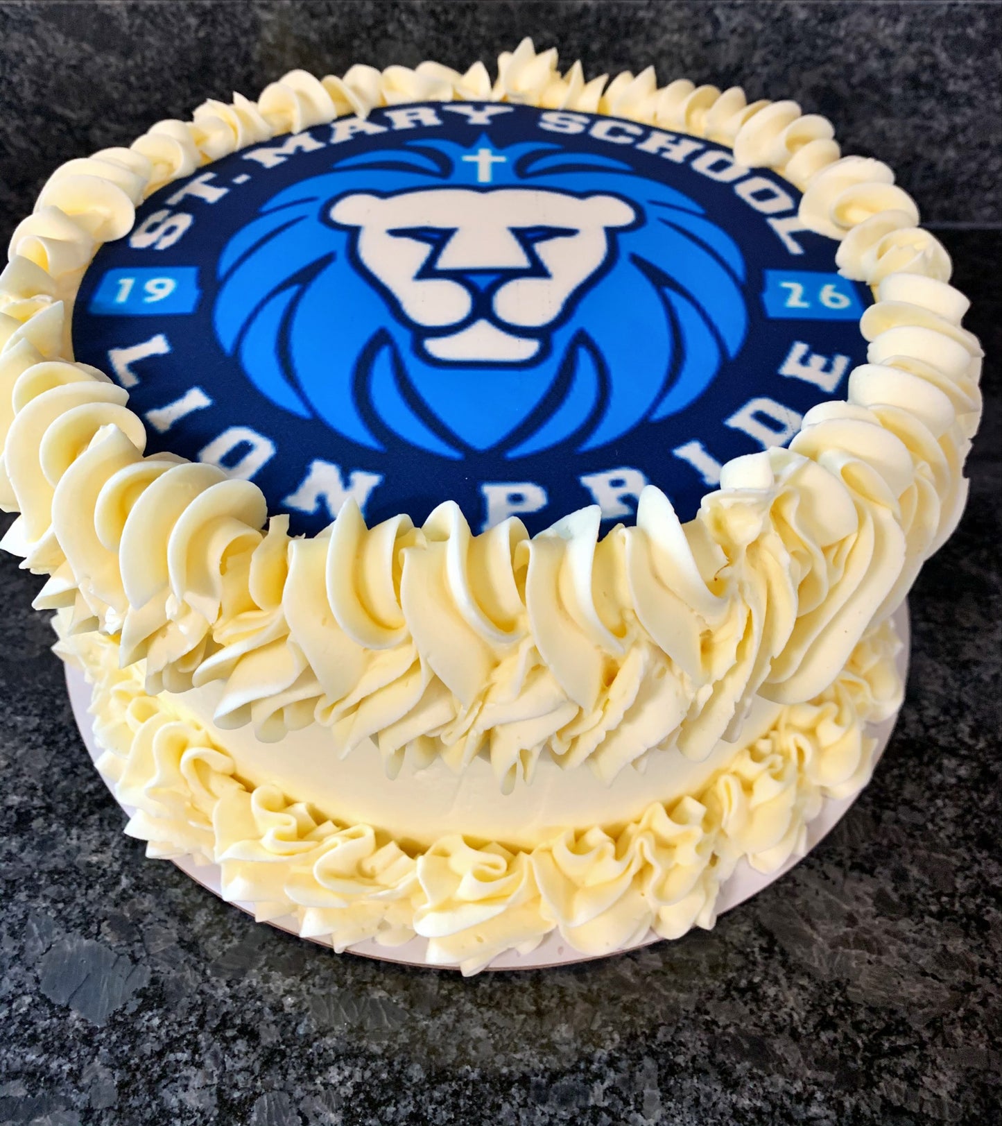 9.5" Pre-Cut Round Create Your Own Photo Cake Edible Image By TNCT!