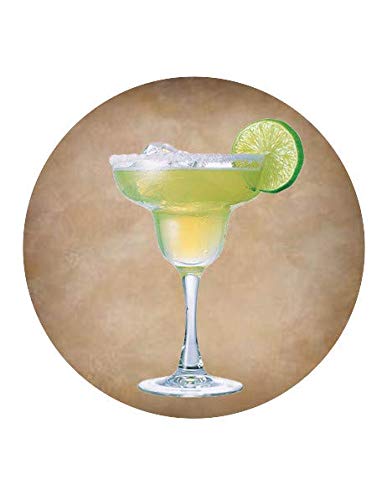 Pre-Cut Custom Margarita Glass Cake Topper For 7.5" Round Cake!