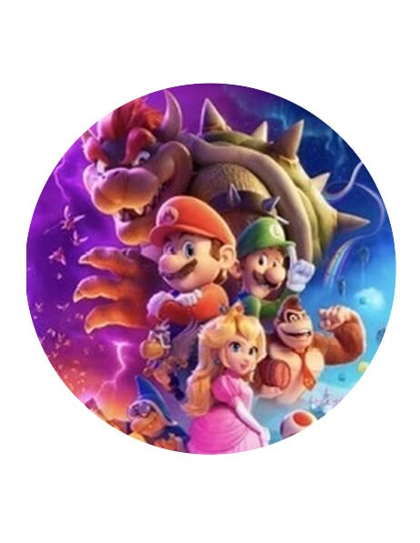 3" Round Pre-Cut Gamer Edible Image Cupcake Toppers