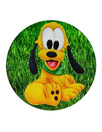 7.5" Pre-Cut Round Baby Pluto Edible Image!