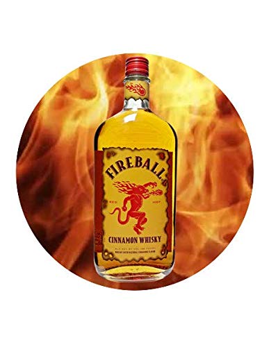 1.875" Pre-Cut Fireball Label Edible Images For Your Cupcakes!