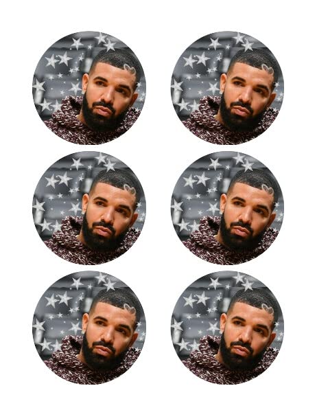 3" Round Pre-Cut Star Edible Image Cupcake Toppers!