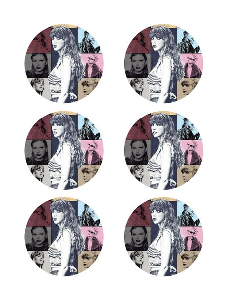 3" Round Pre-Cut Edible Images For Your Cupcakes!