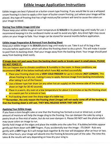 Hatter Birthday Design Edible Image For Your Quarter Sheet Cake!