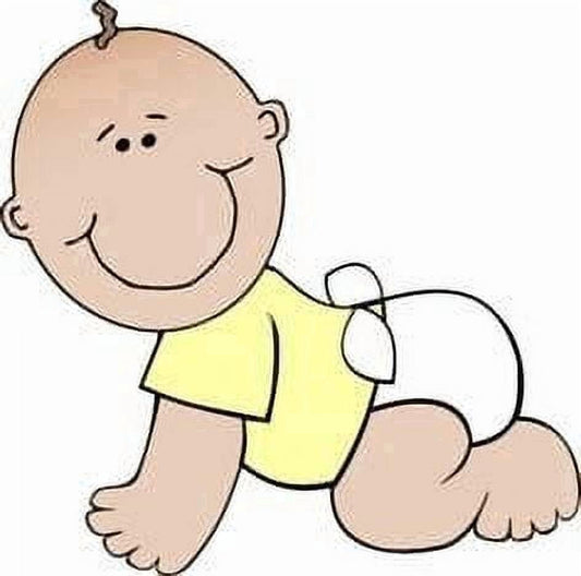 Baby Edible Image Icing Cake Topper for Quarter Sheet Cake, by TNCT