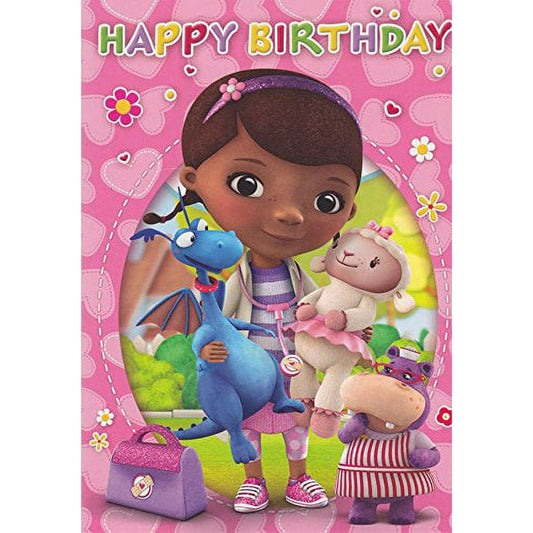 Doc McStuffins Happy Birthday Edible Image Cake Topper For Half Sheet Cake By TNCT