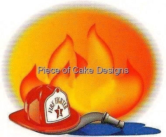Firefighter Birthday Edible Image Icing Cake Topper for Quarter Sheet Cake, by TNCT