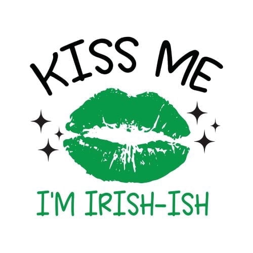 Happy St.Pattys Day Kiss Me I'm Irish-ish Photo Edible Image Cupcake and Cookie Toppers by TNCT (20 Count)