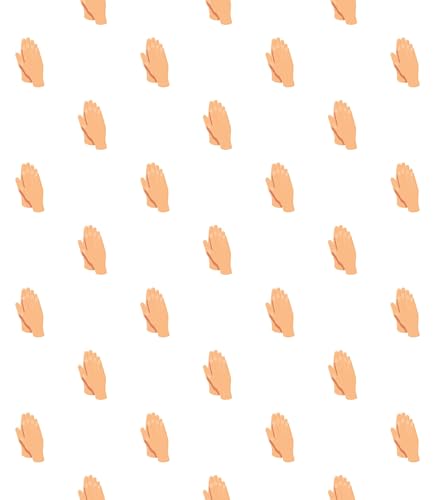 Praying Hands Pattern Edible Image Photo Cake Topper For Half Sheet Cake
