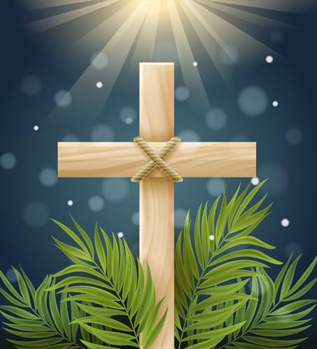 Cross Edible Image Photo Cake Topper For Quarter Sheet Cake