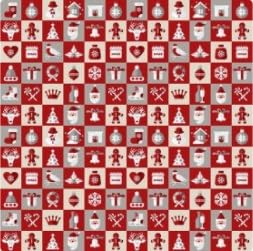 Christmas Holiday Icon Tiles Edible Chocolate Transfer Sheet for Chocolate Covered Strawberries and Bark, 1 Count