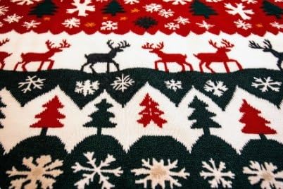 Nordic Reindeer Snowflakes and Trees Edible Chocolate Transfer Sheet for Chocolate Covered Strawberries and Bark, 1 Count