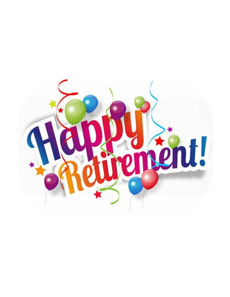 1.875" Pre-Cut Round Happy Retirement Edible Image Cupcake Toppers