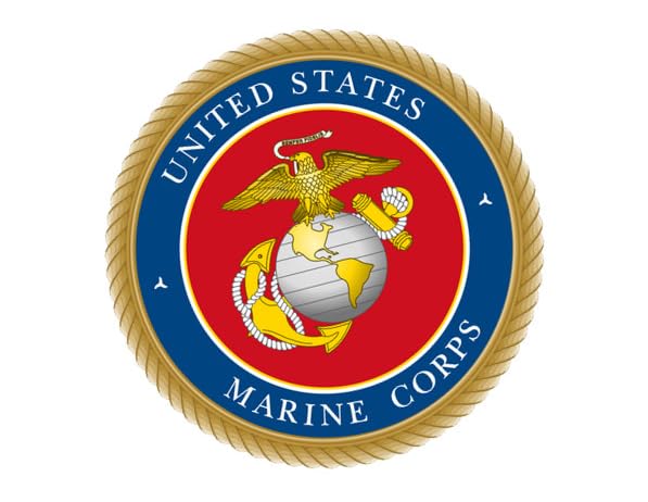 United States Marine Logo Edible Image For Your Quarter Sheet Cake