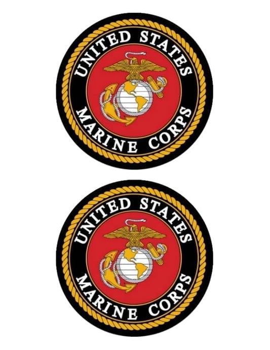 United States Marine Cor Design Edible Icing Image Cake Topper, by TNCT.