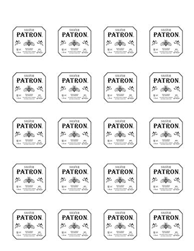 1.875" Pre-Cut Round Patron Label Edible Images For Your Cupcakes!