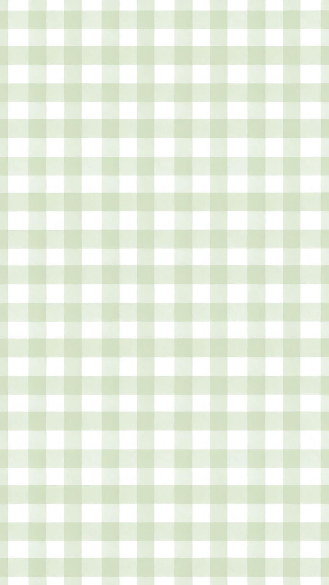 Sage Green Gingham Edible Image Chocolate Transfer Sheet