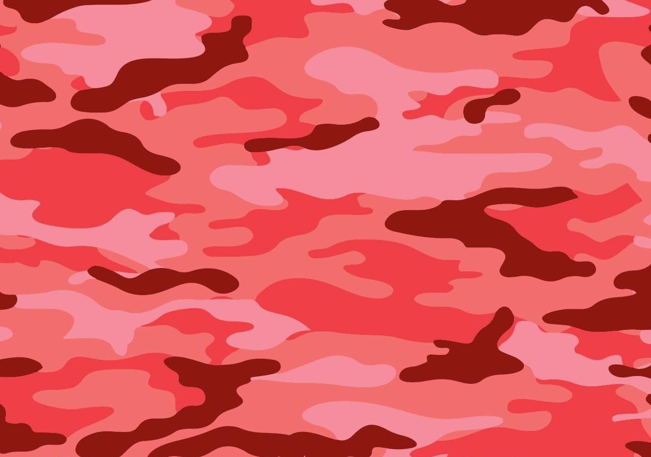 Multi Color Pink Camoflauge Pattern On Edible Image Chocolate Transfer Sheet. Apply To Your Custom Chocolate Treats