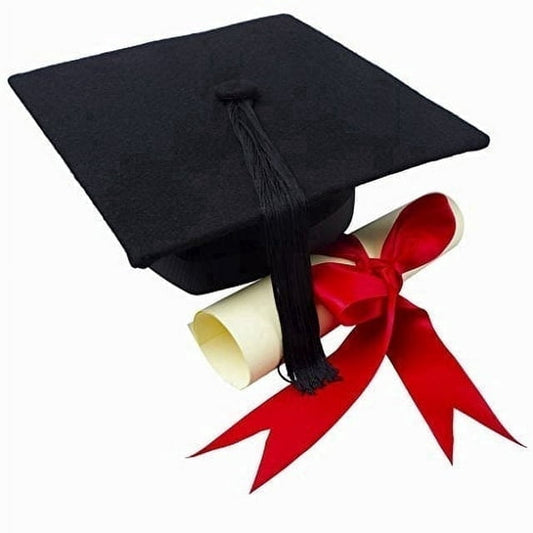 Graduation Cap and Diploma Edible Icing Image Cake topper, by Tnct.