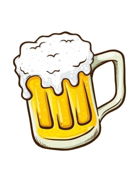 6" Round Pre-Cut Beer Mug Birthday Edible Image Cake Topper By TNCT