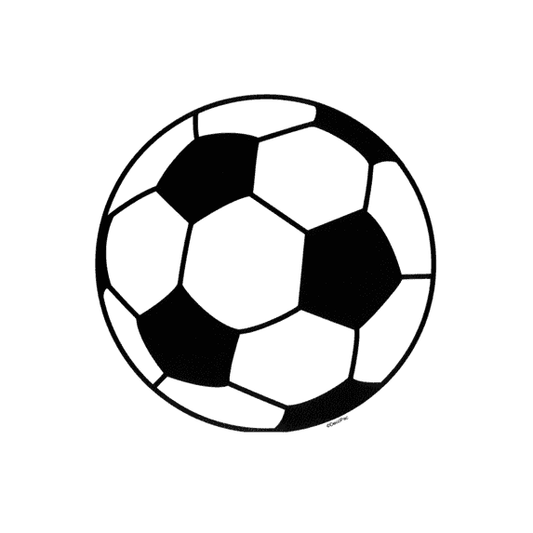 Soccer Ball Black & White Theme Birthday Edible Icing Image Cake topper, by Tnct.