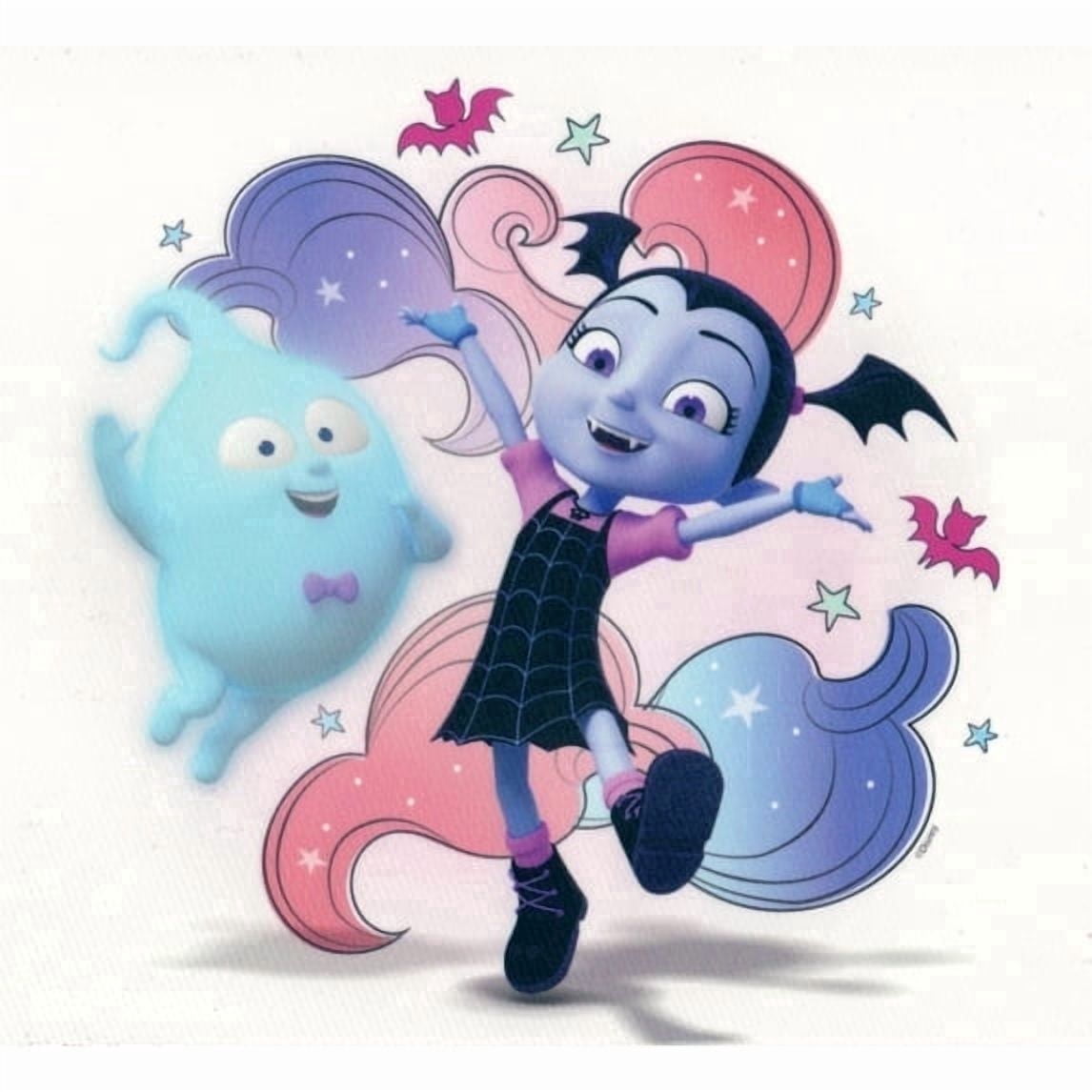 Vampirina Bats Ghost Birthday Edible Icing Image Cake topper, by Tnct.