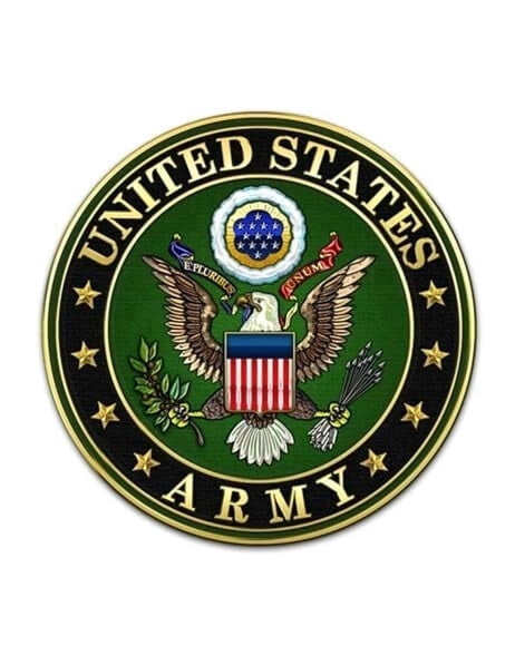US Army Logo Edible Icing Image Cake topper, by Tnct.