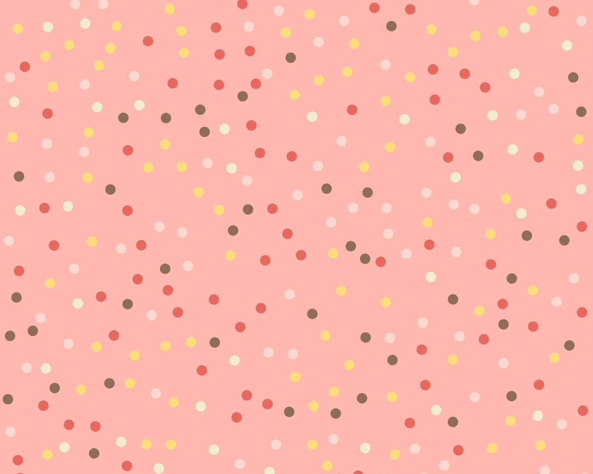 Pastel Confetti on Pink Edible Cocoa Butter Transfer Sheet for Chocolate Treats, 1 Count