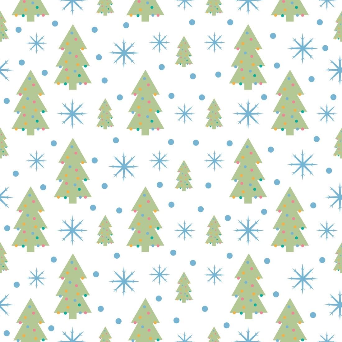 Green Christmas Trees and Stars on White Edible Chocolate Transfer Sheet for Chocolate Covered Strawberries and Bark, 1 Count