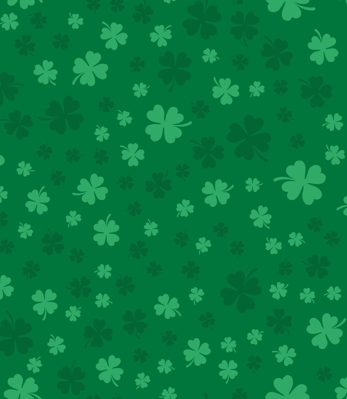 4 Leaf Clover Pattern Edible Image Photo Cake Topper For Quarter Sheet Cake