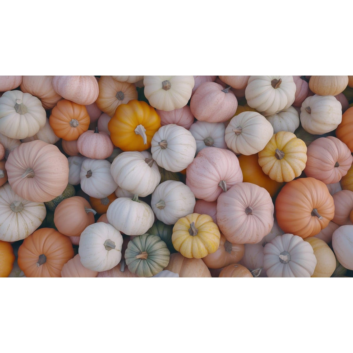 Pastel Mini Pumpkins Edible Chocolate Transfer Sheet for Chocolate Treats, 1 Count