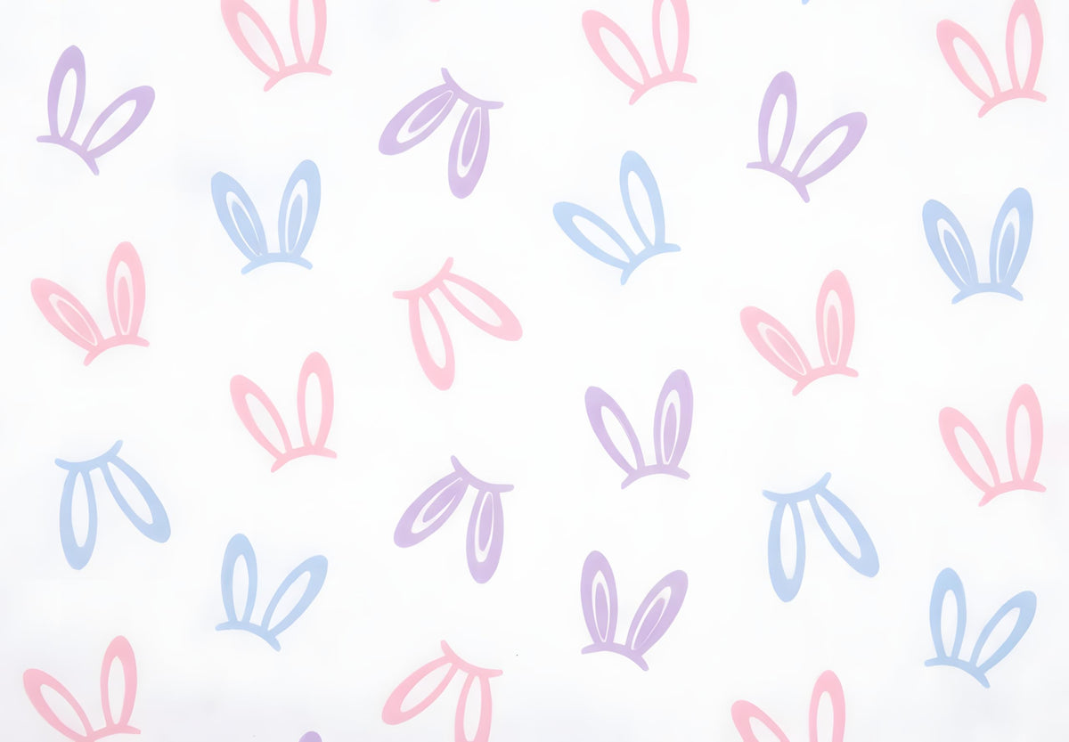 Easter Bunny Ear Pattern Edible Image Photo Cake Topper For Half Sheet Cake