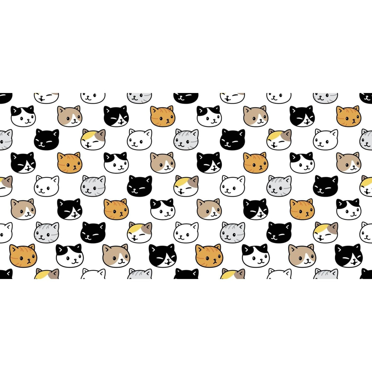 Calico Cat Faces Edible Chocolate Transfer Sheet for Chocolate Treats, 1 Count