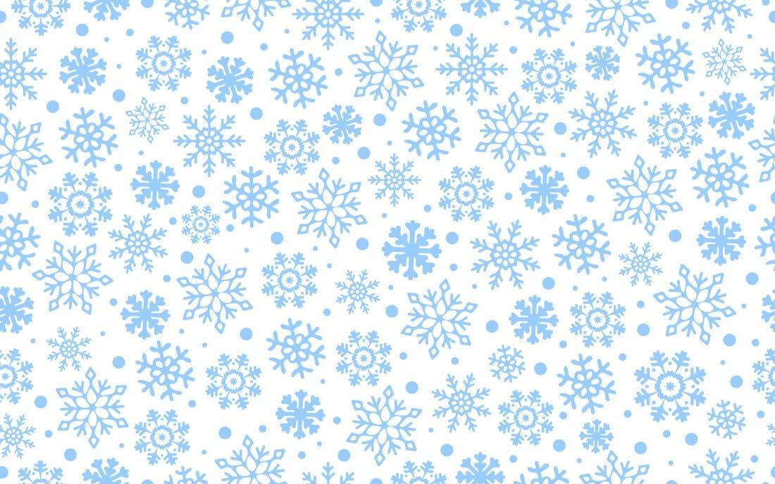 Blue Snowflakes on White Edible Cocoa Butter Transfer Sheet for Chocolate Treats, 1 Count