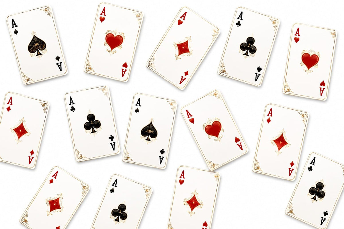Ace Playing Cards Edible Image Chocolate Transfer Sheet