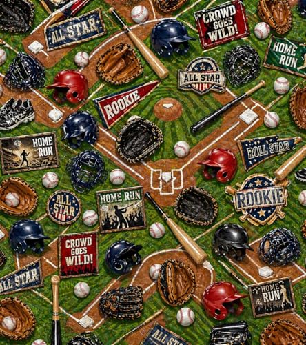 Baseball Helmets, Diamond, Gloves, Crowd Goes Wild Pattern On Edible Image Chocolate Transfer Sheet. Apply To Your Custom Chocolate Treats