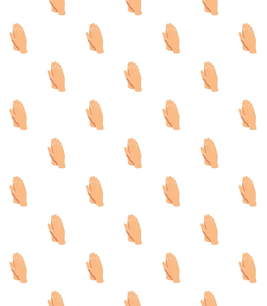 Praying Hands Pattern Edible Image Photo Cake Border Strips 3 Pre Cut Strips Per Sheet 2.6″ x 10.5"