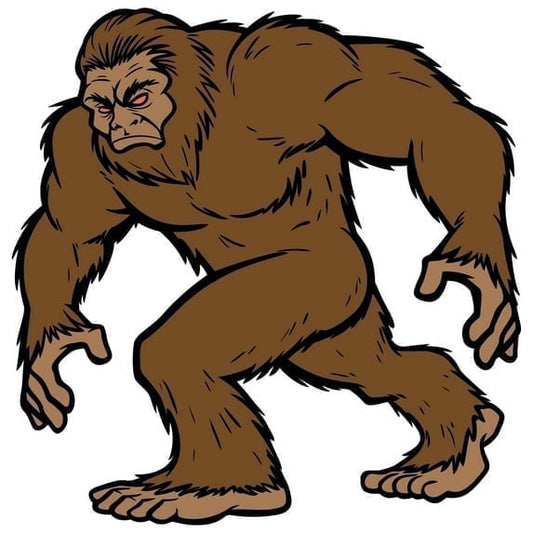 Big Foot Birthday theme Edible Icing Image Cake Topper, by Tnct.