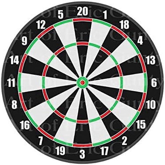 Dart Board Birthday Edible Icing Image Cake Topper, by Tnct.
