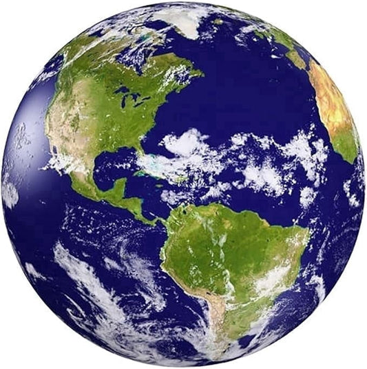 Planet Earth Birthday Edible Icing Image Cake Topper, by Tnct.